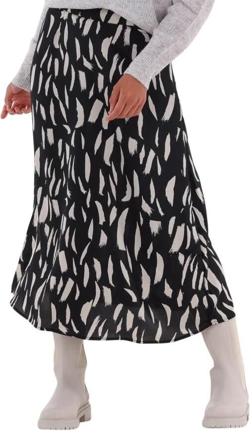 Object Dames Rokken Papaya Hw Long Skirt Black Dames - Foto 4