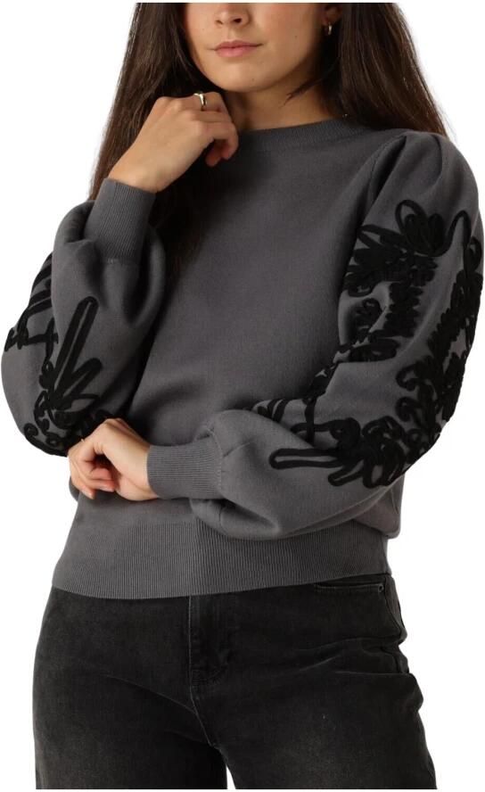 OBJECT Dames Truien & Vesten Objjoana L s Knit Pullover Grijs - Foto 3