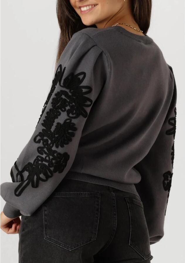 OBJECT Dames Truien & Vesten Objjoana L s Knit Pullover Grijs - Foto 2