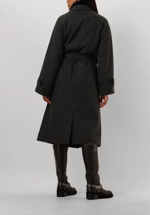 Object Grijze Mantel met Lange Mouwen voor Vrouwen Gray Dames - Foto 6