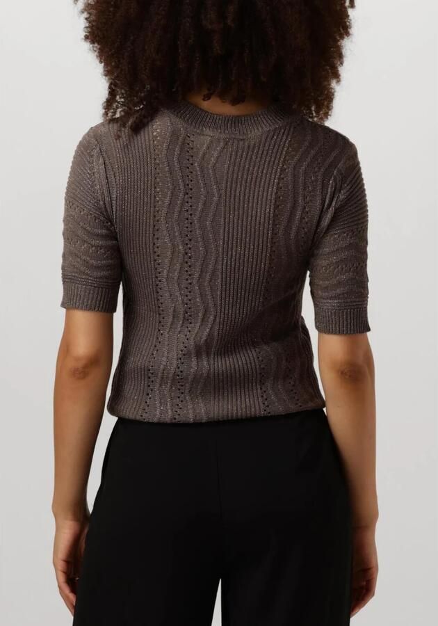 OBJECT Dames Tops & T-shirts Objfriella Knit S s Sli Pullover Groen - Foto 2