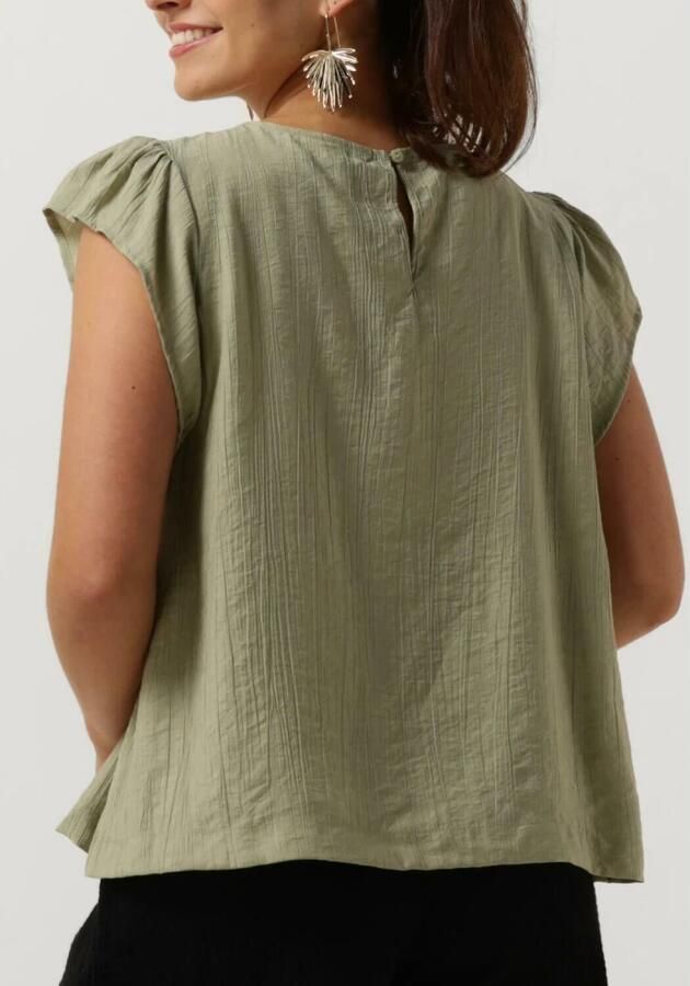 OBJECT Dames Tops & T-shirts Objcatja Re S l Top Groen - Foto 2