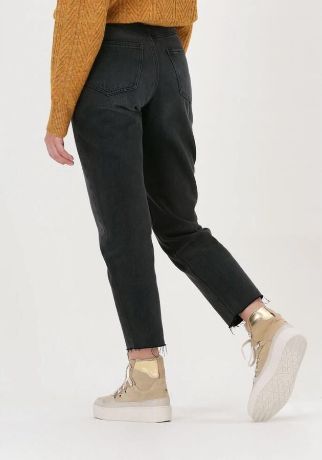 Object Hoge Taille Denim Jeans in Donkergrijs Black Dames - Foto 3