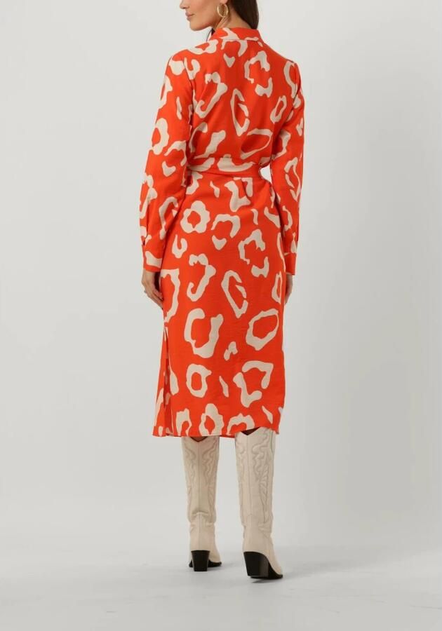 OBJECT Dames Jurken Jacira Tilda L s Shirt Dress Koraal - Foto 2