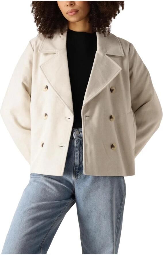 OBJECT Dames Jassen Objkeily Short Jacket Creme - Foto 3