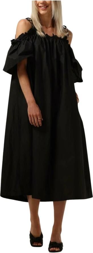 OBJECT Dames Jurken Objcarla S s Dress 127 Zwart - Foto 3