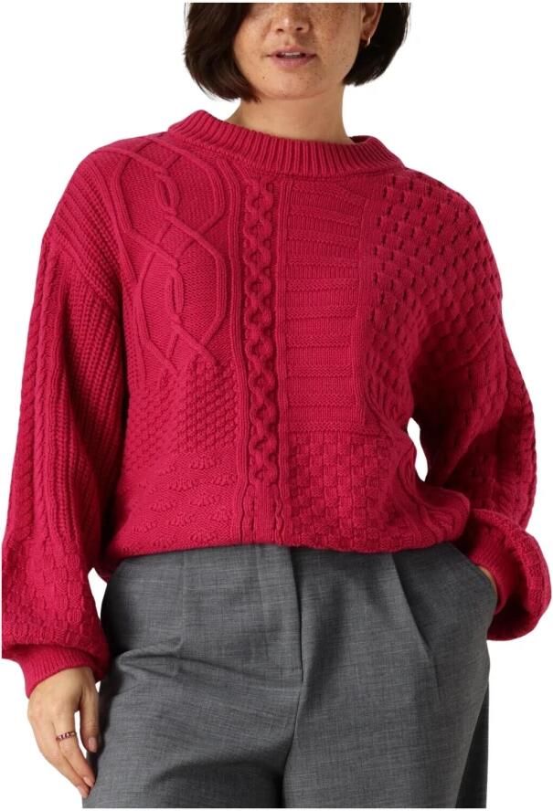 OBJECT Dames Truien & Vesten Objrush Re L s Knit Pullover Roze - Foto 7