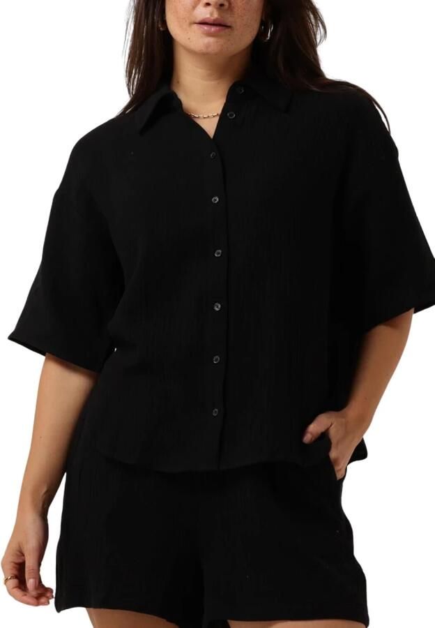 OBJECT Dames Blouses Objcarina 2 4 Shirt Rep Zwart - Foto 3