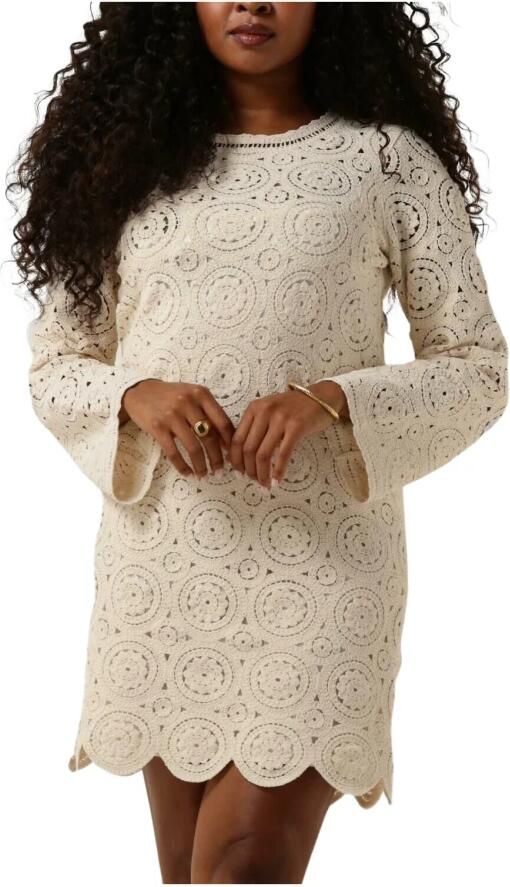 OBJECT Dames Jurken Objray L s Knit Dress Gebroken Wit - Foto 7