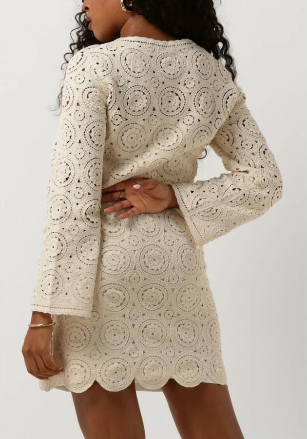 OBJECT Dames Jurken Objray L s Knit Dress Gebroken Wit - Foto 6