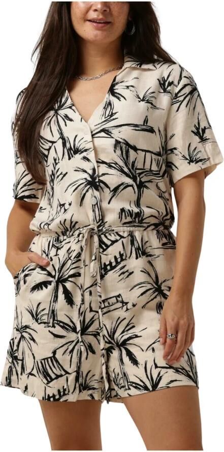 Object Zandkleurige Playsuit voor Vrouwen Multicolor Dames - Foto 3