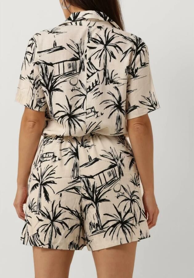 Object Zandkleurige Playsuit voor Vrouwen Multicolor Dames - Foto 2