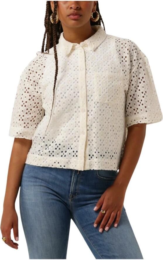 OBJECT Dames Blouses Objemilia S s Shirt Zand - Foto 3