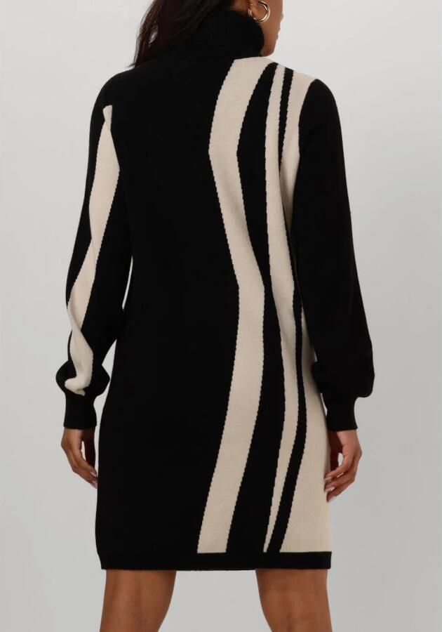 OBJECT Dames Jurken Objray L s Knit Rollneck Dress Zwart - Foto 6