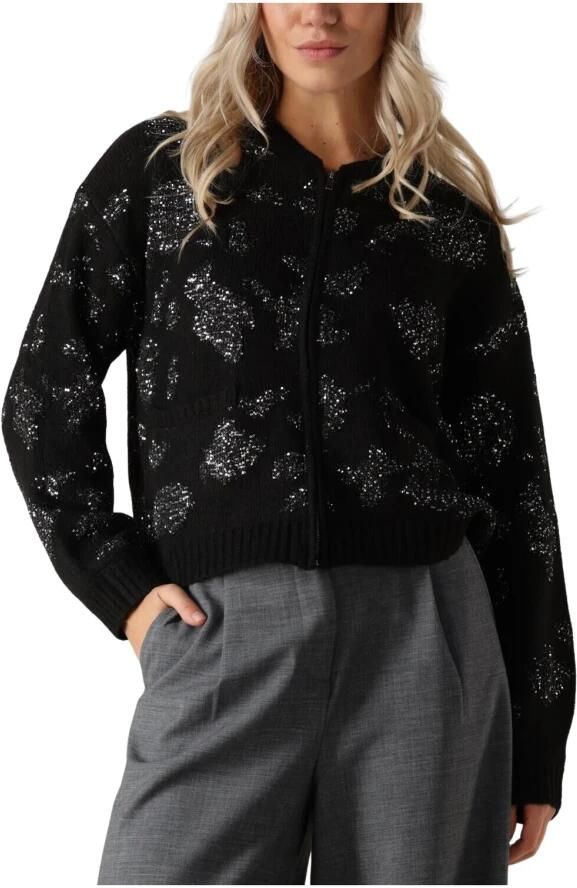 OBJECT Dames Truien & Vesten Objalora Knit Re L s Cardigan Zwart - Foto 7