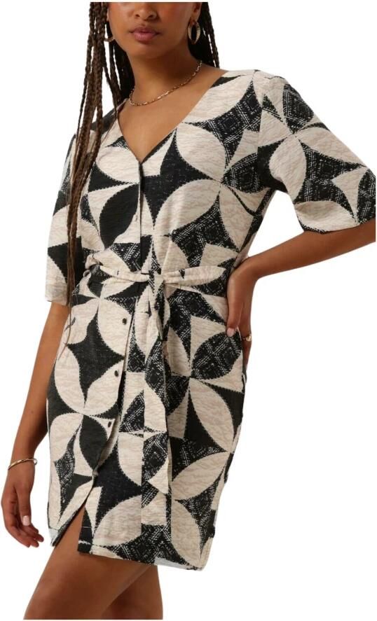 Object Zwarte Mini Jurk voor Vrouwen Multicolor Dames - Foto 3