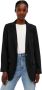 OBJECT rechtvallende blazer OBJSIGRID van polyester zwart - Thumbnail 3
