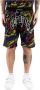 Octopus Zwarte Sweatshorts met Logo Multicolor Heren - Thumbnail 1