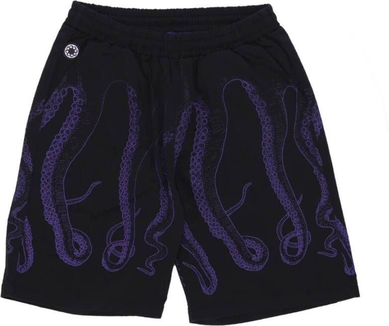 Octopus Casual Shorts Purple Heren