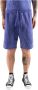 Octopus Geverfde Sweatshorts met Elastische Taille Purple Heren - Thumbnail 2