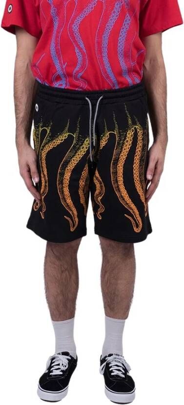 Octopus Gradiënt sweatshirt shorts Zwart Heren