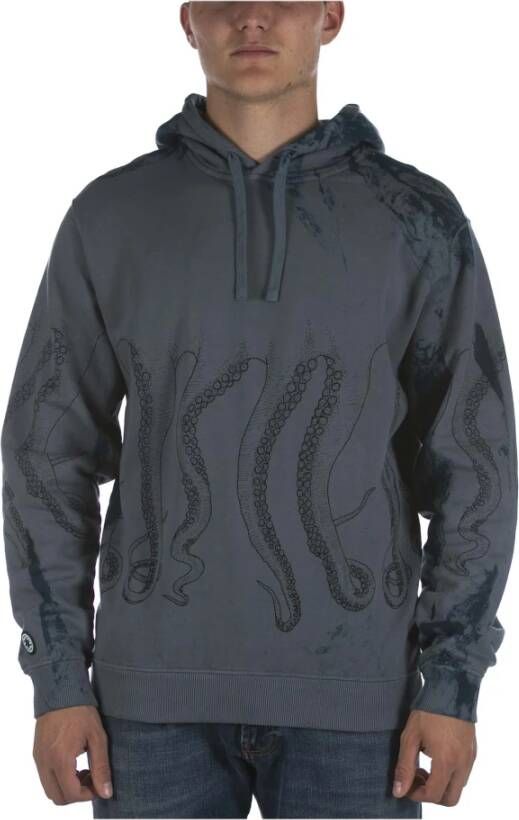 Octopus Blauwe Horror Pack Hoodie Blue Heren