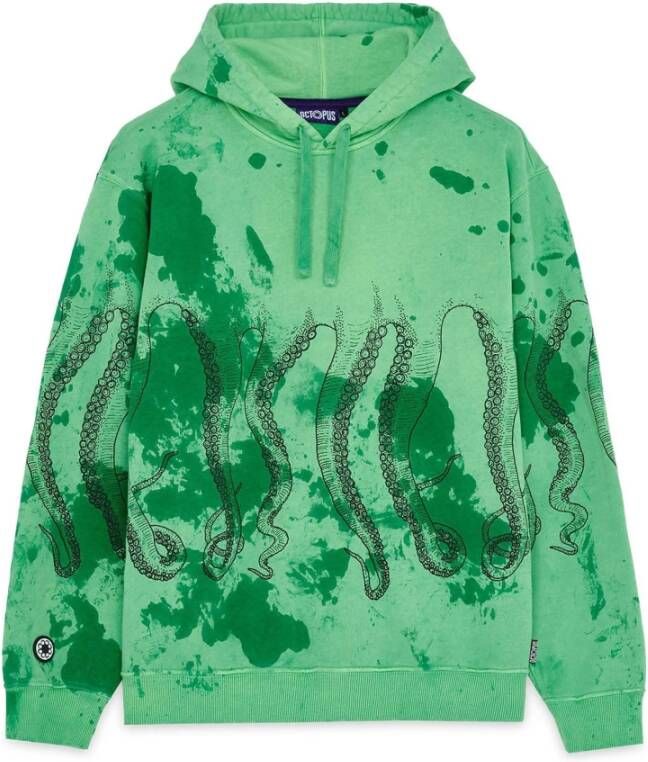 Octopus Hoodies Groen Heren