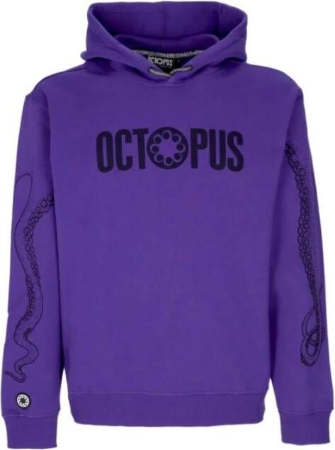 Octopus Hoodies Purple Heren