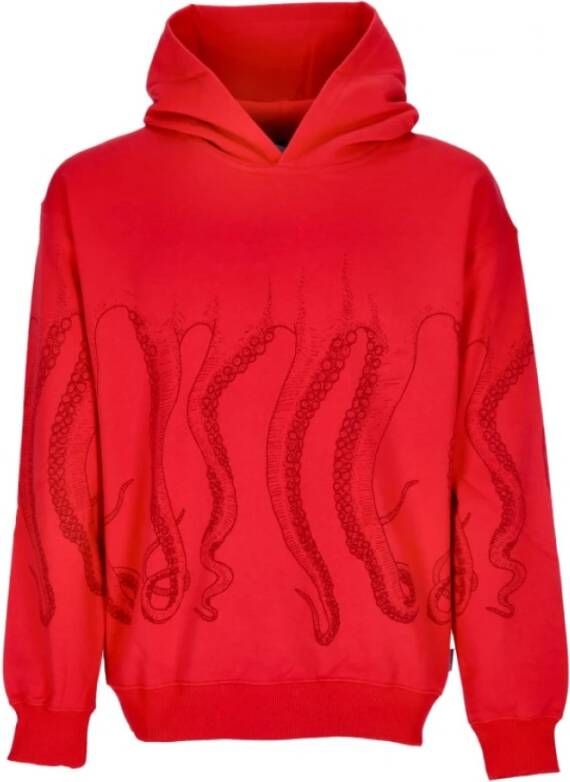Octopus Hoodies Rood Heren