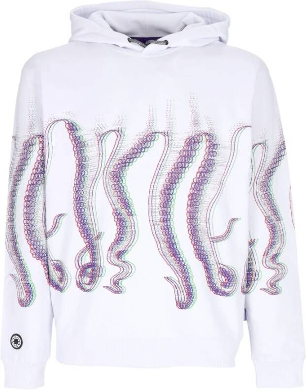 Octopus Hoodie White Heren