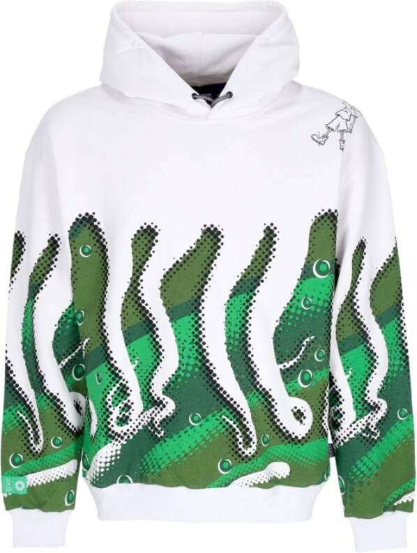 Octopus Hoodies White Heren