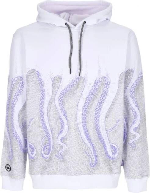 Octopus Hoodie White Heren