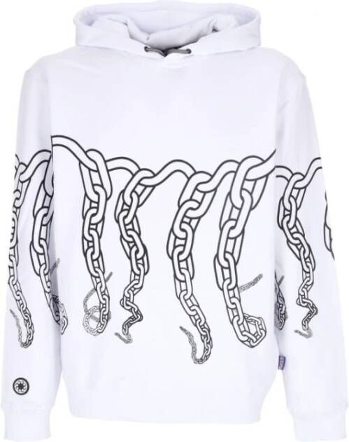 Octopus Hoodie White Heren