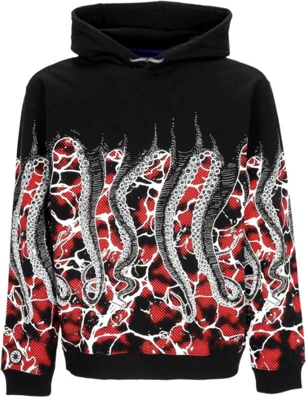 Octopus Hoodies Zwart Heren