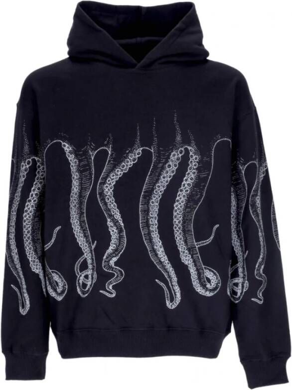 Octopus Hoodies Zwart Heren