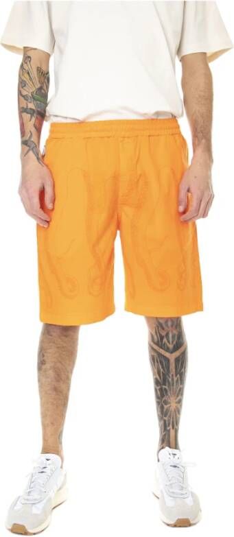 Octopus Long Shorts Oranje Heren