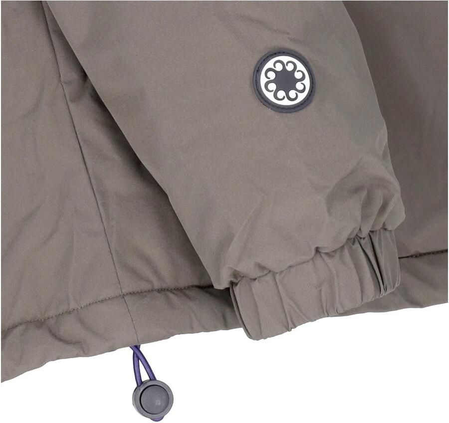 Octopus Army Layer Puffer Jas met Capuchon Green Heren - Foto 3