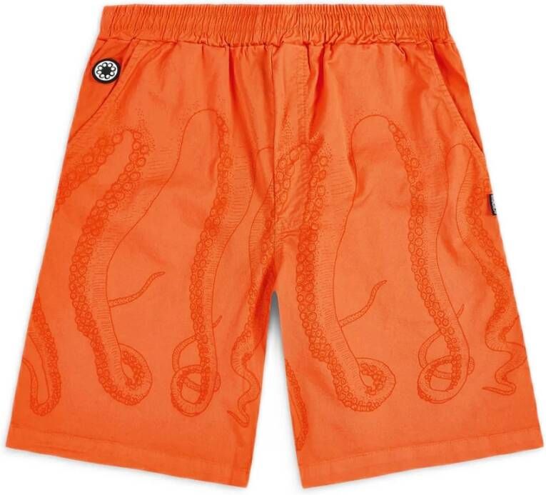 Octopus Shorts Oranje Heren