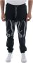 Octopus Zwarte Sweatpants met Contour Black Heren - Thumbnail 1