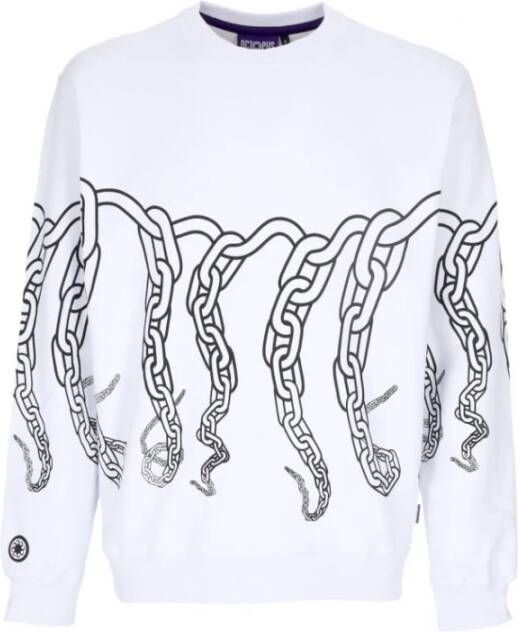 Octopus Sweatshirt White Heren
