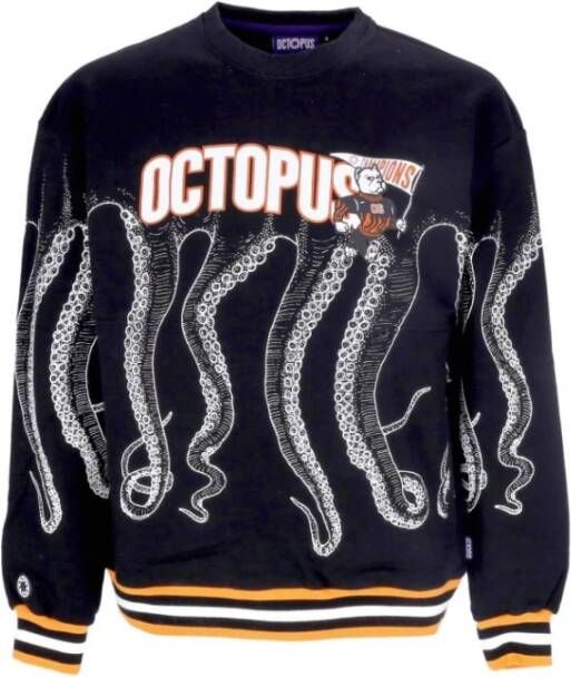 Octopus Sweatshirt Zwart Heren
