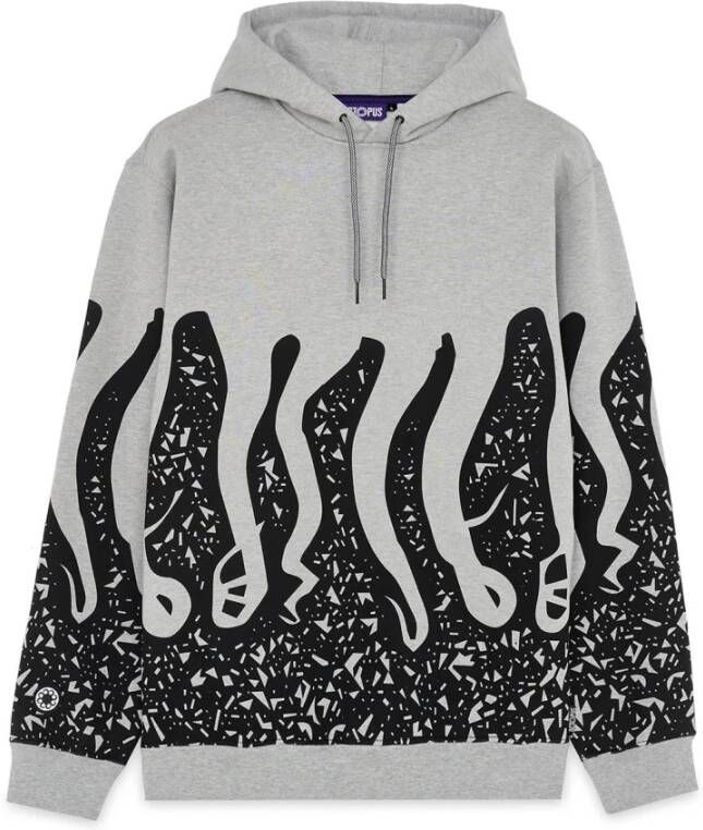 Octopus Sweatshirts & Hoodies Grijs Heren