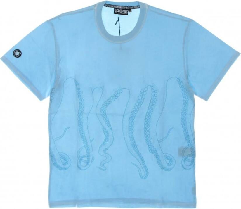 Octopus t-shirt Blauw Heren