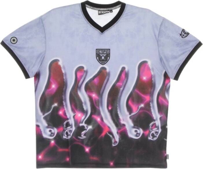 Octopus t-shirt man league Grijs Heren
