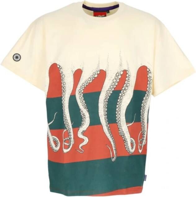 Octopus T-shirts Beige Heren