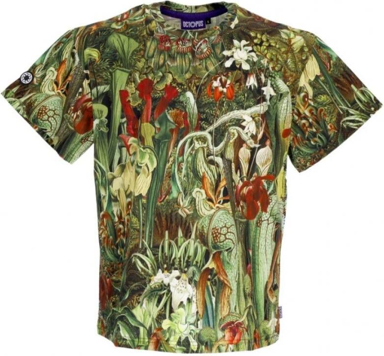 Octopus T-shirts Groen Heren