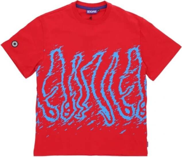 Octopus T-shirts Rood Heren