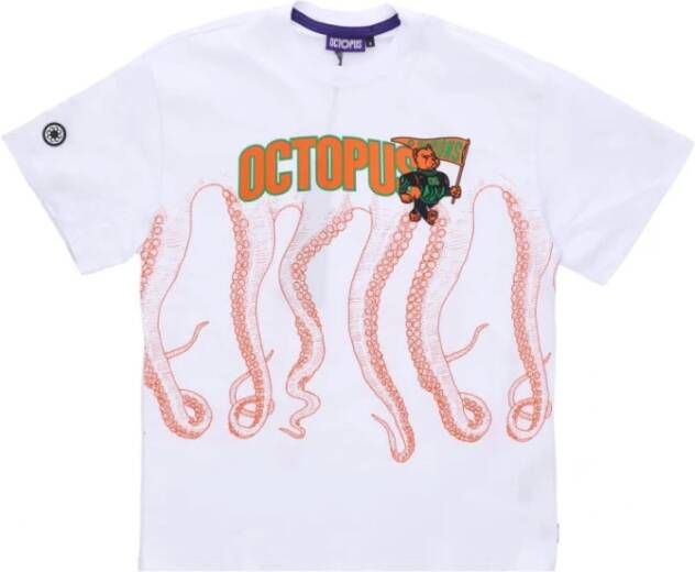 Octopus T-shirts White Heren