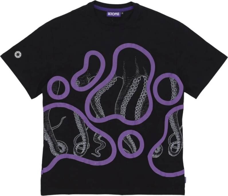 Octopus T-Shirts Zwart Heren