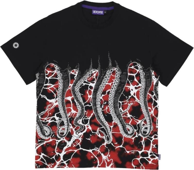 Octopus T-Shirts Zwart Heren